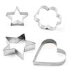 Pastry Heart&Star Shape Cake Fondant Tools Cooking Tools Baking Mold Biscuit Moulds Cookie Cutter