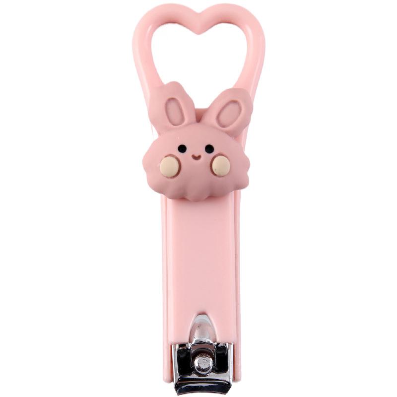 Кусачки для ногтей с рисунком «Любовь», милые мини-щипцы для ногтей, бытовые складные кусачки для ногтей с защитой от брызг, маникюрные кусачки для ногтей