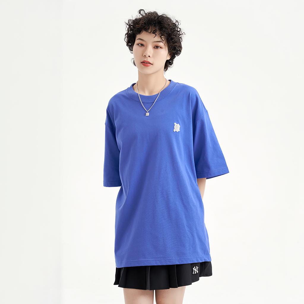 Новая футболка с втачным рукавом MLB Унисекс Фиолетовая 3ATSB0233-46PPS