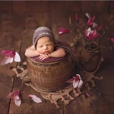 Реквизит для фотосъемки новорожденных, одеяло с кисточками, макраме-корзина для фотосъемки новорожденных, плетенная вручную джутовая корзина, одеяло, реквизит для фотосъемки младенцев