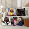 Забавная наволочка LBP Sackboy Модная квадратная наволочка Спальня Диван Комната Декор Ins Отдых