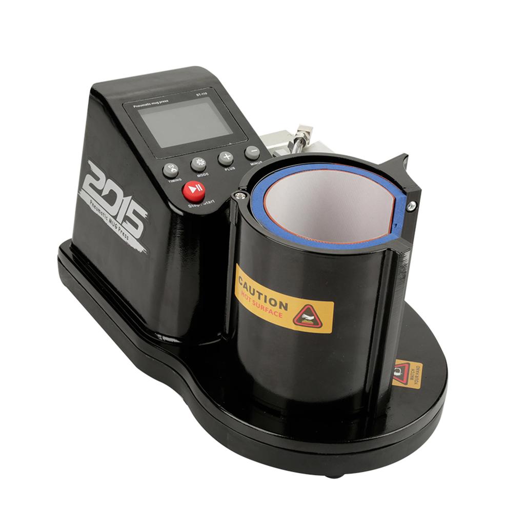 Пневматический автоматический термопресс для сублимации кружек ST 110 Черный