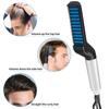 Men Beard Straightener Multifunctional Hair Straightener Brush Ceramic Hair Curler Iron Hot Hair Comb Smoothing Hair Brush Tools