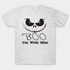 T Shirt Women Halloween Im With Hem T Shirt For Her Harajuku Print Kawaii Tshirt Summer Short Sleeve Female T-Shirt Top Tee
