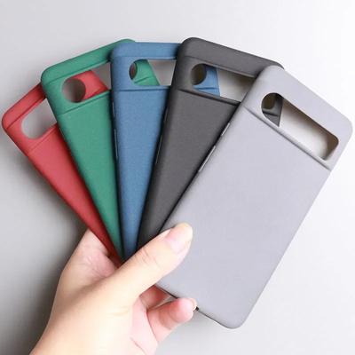 Для Google Pixel 9 Pro XL Матовый песчаный силиконовый чехол для Pixel 8A 8 Pro 7 6 Pro 7a 6a 5a 4a 3a 3 2 XL Ультратонкий мягкий защитный чехол для камеры из ТПУ
