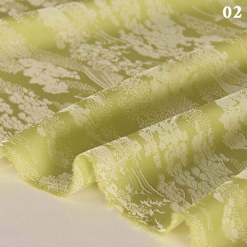 1/2/3 м мягкая шелковая атласная парчовая ткань с цветочным узором жаккардовая дамасская ткань для самостоятельного изготовления чонсама ханьфу платье костюм обивка