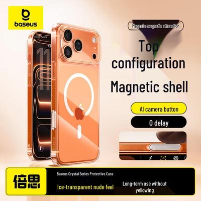 Baseus Магнитный прозрачный защитный чехол для серии iPhone 17