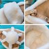 Fur Baby Hat for Girls Boys Plush Lining Winter Hat for Kids Cap with Earflap Skiing Windproof Baby Bonnet Infant Beanie 1-4Y