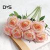 12Pcs Artificial Rose Flowers Realistic Looking Vibrant Color Non-Fading Faux Roses Bouquet Wedding Decorations