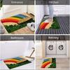 1PC Rainbow Pattern Kitchen Rugs Non-Slip Home Door Mats Pop design Bathroom Rug Bath Mat Carpet for Home Sink Laundry Decor