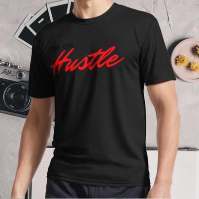 Новая футболка Найди свой hustle Черная футболка с активным логотипом Смешная Размеры S - 5XL
