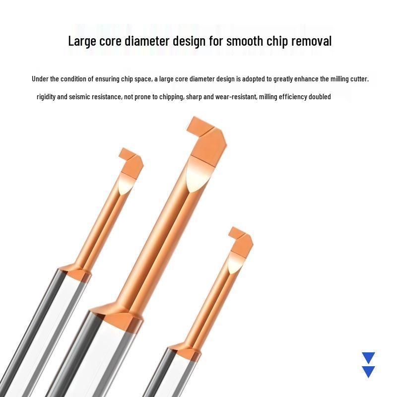 Tungsten Steel Carbide CNC Micro Grooving Boring Bar for Small Diameter