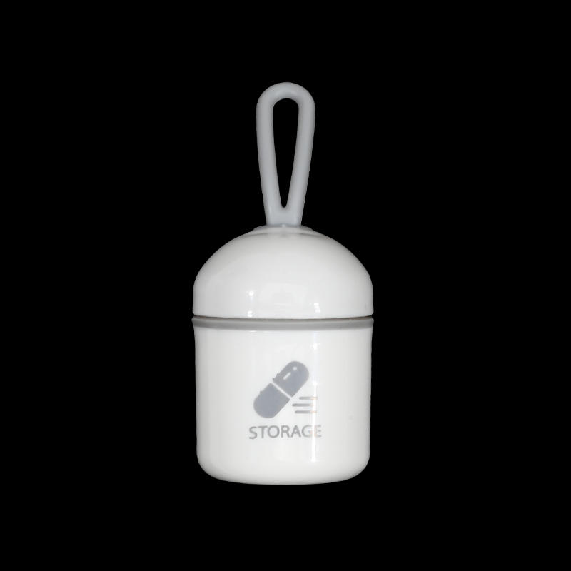 Портативная коробка для лекарств Герметичная коробка с отделениями для лекарств Напоминание о приеме лекарств Портативный контейнер для хранения лекарств