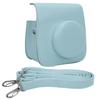 PU Leather Mini Camera Protective Case with Adjustable Shoulder Strap for Instax Mini 7+