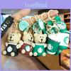 Adorable Bear Keychain Rubber Material Cute Cartoon Accessory For Keys Car Pendant