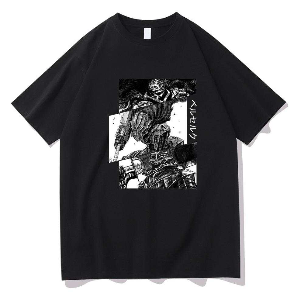 Забавная футболка Berserk Guts унисекс, крутая женская футболка унисекс с графикой Camiseta