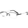 Ultralight Men's Business Titanium Semi-Rimless Eyeglass Frame for Prescription Glasses