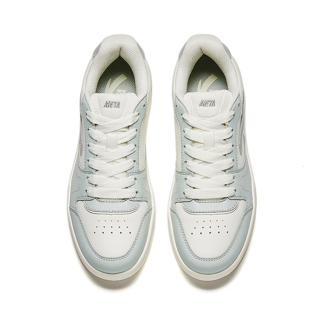 Anta Road Clash Leather Couples Outdoor Street Skateboard Fashion Wear Resistant Lightweight Low Top Skate Shoes Unisex Sneakers 922548008-4