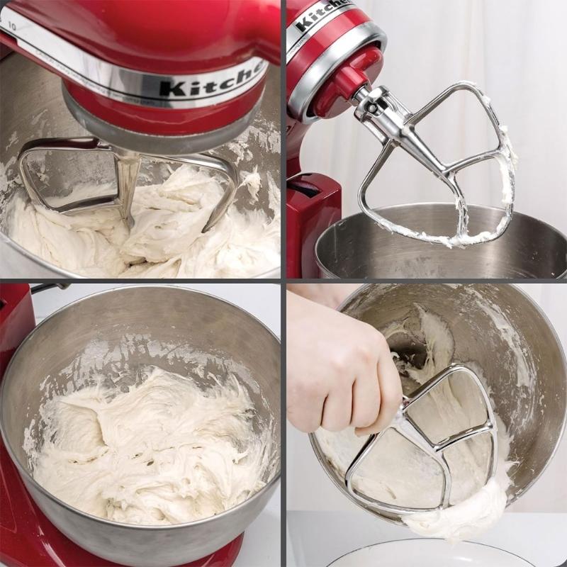 Венчик и Плоская насадка-взбиватель для стационарного миксера Kitchenaid 4,5-5QT K45SS KSM75