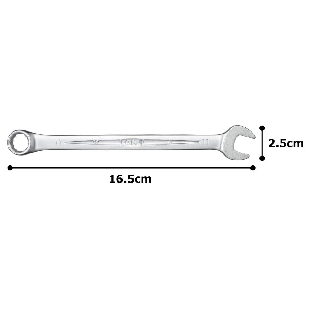 TONE Combination Spanner Width Across Flats 11mm CS-11