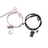 CANXING 2pcs Black and White Cut-out Bear Bracelet Women Lover's Couple Magnet Charm Female Male Paired Friendship Jewelry