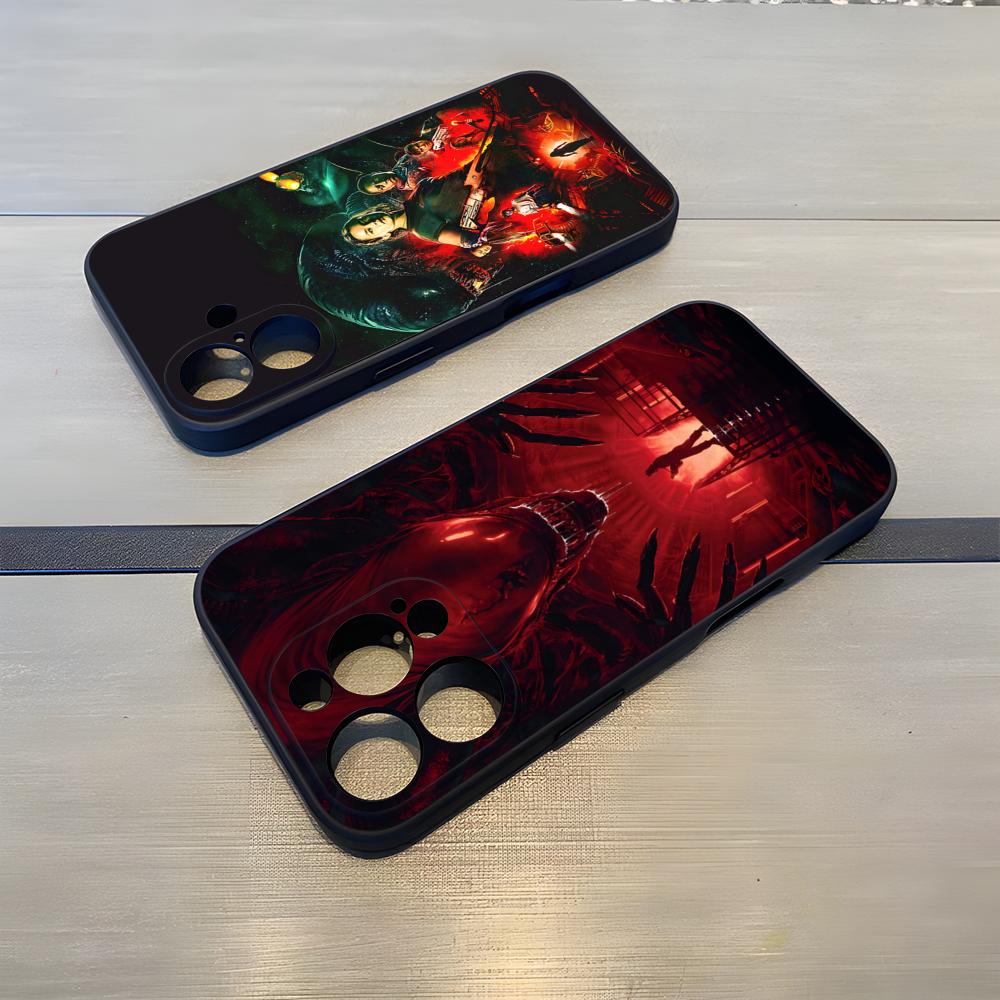Movie A-Alien Romulus Phone Case For IPhone 17 Air 16 E Pro Max 15 14 13 Mini 12 Pro 11 Max Plus Black Soft Shell