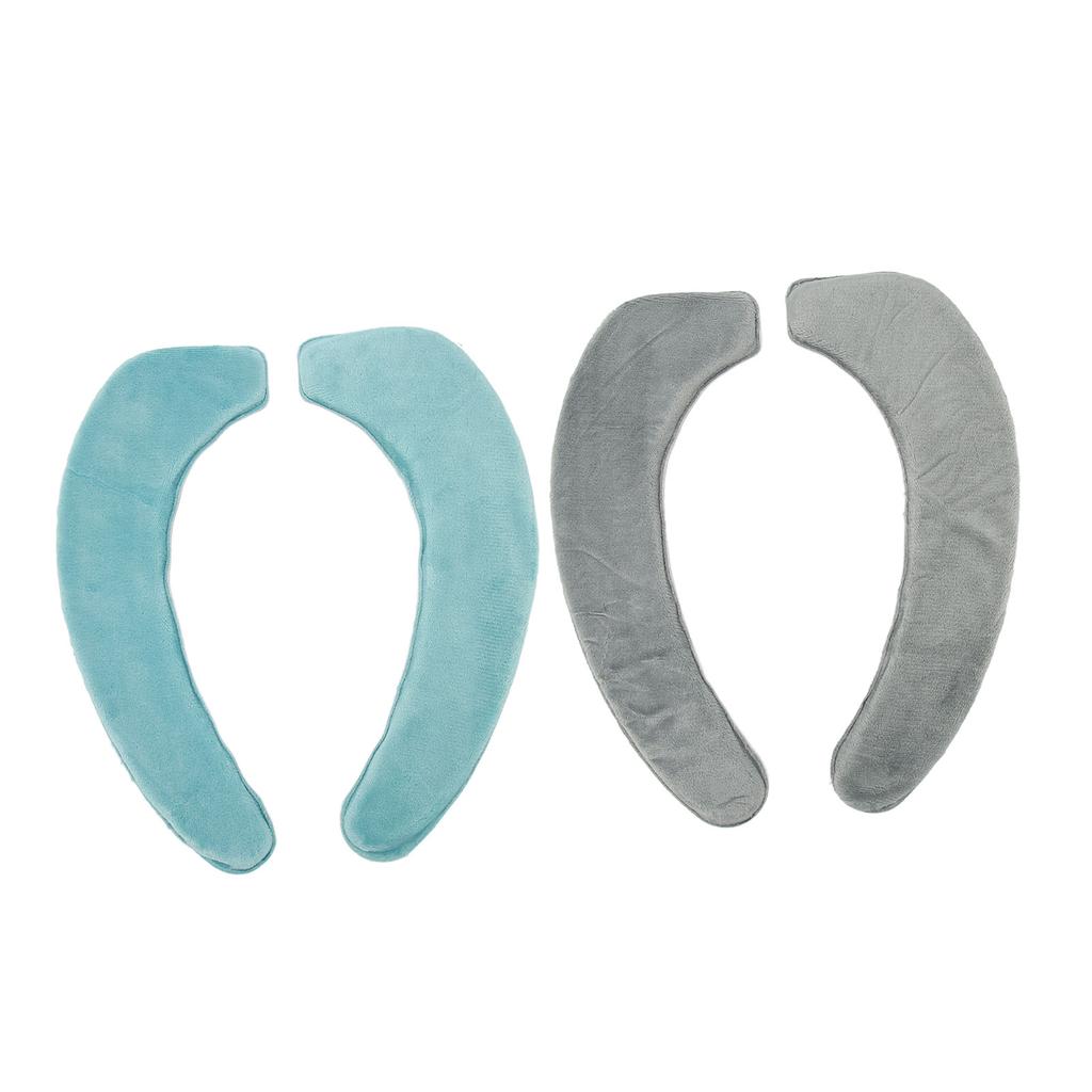 2 шт. Чехол-грелка для унитаза Мягкий Удобный Теплый Стирающийся Самоклеящийся Фланелевый Чехол для Сиденья Унитаза Cu