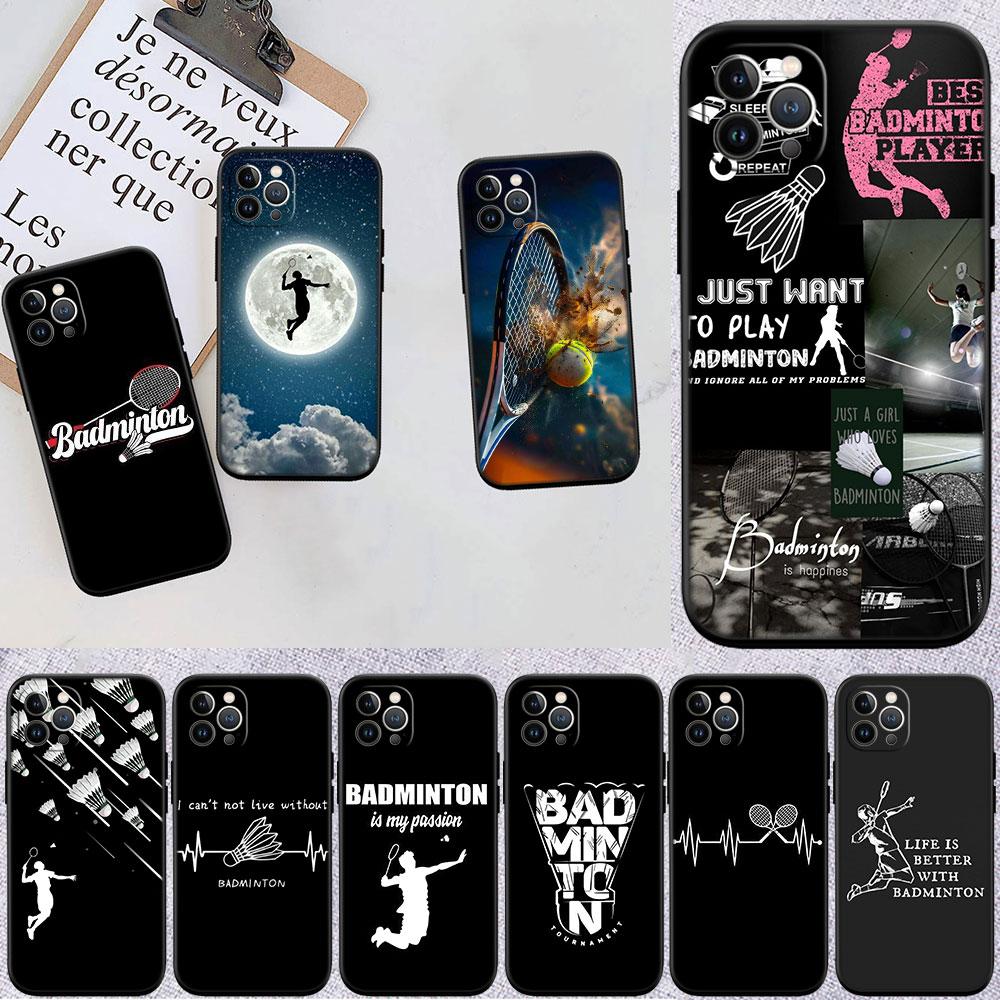 LO13 Badminton Sports Soft Shell Phone Case for Xiaomi Xiaomi Poco M4 M5 M6 M7 X3 X6 X7 F8 Ultra Pro GT NFC