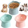 Tilted Cat Food Bowl Elevated Cat Bowl Ergonomic Cat Food Dish Anti Vomiting Raised Cat Food Bowl Non Slip for Cats Dogs