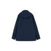 Uniqlo Однотонная куртка с карманом на молнии Унисекс куртки Глубокий синий 459590-69