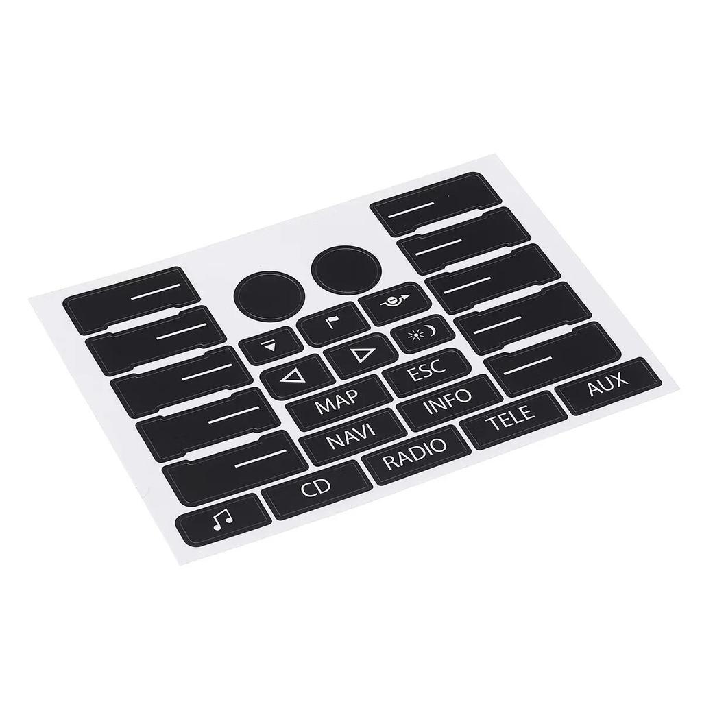 Полный набор автомобильных изношенных кнопок, ремонтный комплект, наклейки, наклейки на рулевое колесо, переключатель Windows для VW для Volkswagen Touareg 2004-2009