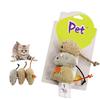 Rat Noise Mouse Plush Animals Feeding 3pcs/set Toy Simulation Cats