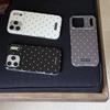 Мягкий чехол в горошек для iPhone 16 Pro/17 Pro Max