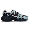 Nike Кроссовки для бега V2K Run с амортизацией, износостойкие, низкие, унисекс, черные с синим FD0736-001(Команда80-)