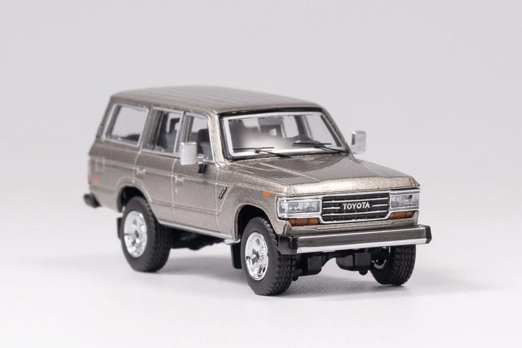 Gaincorp Products Масштабная модель Toyota Land Cruiser 60 Левый руль Серый Готовая модель 1/64 - KS-029-90