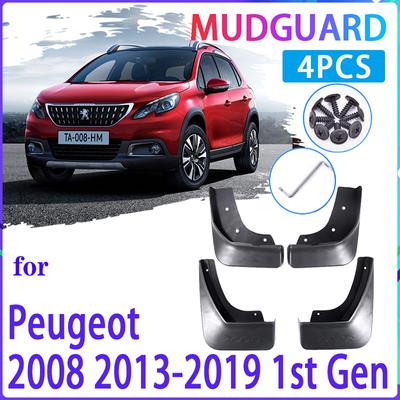 4 шт. автомобильные брызговики для Peugeot 2008 2013 ~ 2014 2015 2016 2017 2018 брызговики Fender брызговики авто