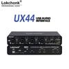Звуковая карта аудиоинтерфейса UX44, 4-канальный микшер 32 бит/192 кГц для игрового голоса, подкастов, записи живых выступлений, профессионального студийного пения