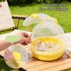 Breathable Portable Hamster Cage Transparent Small Pet Carrying Box  Vacation Trip