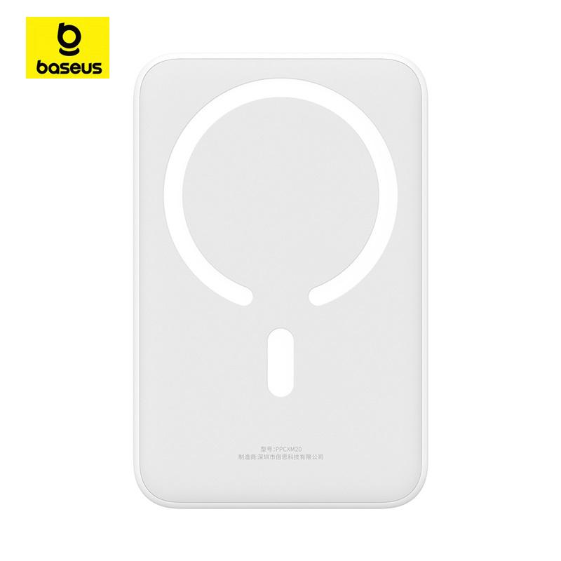 Baseus Магнитный мини беспроводной быстрой зарядки 20000mAh 20W внешний аккумулятор