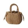 Summer Women Hand-Woven Rattan Bag Straw Purse Wicker Beach Wedding Handbag Summer Clutch Basket Shopping Bags CLE