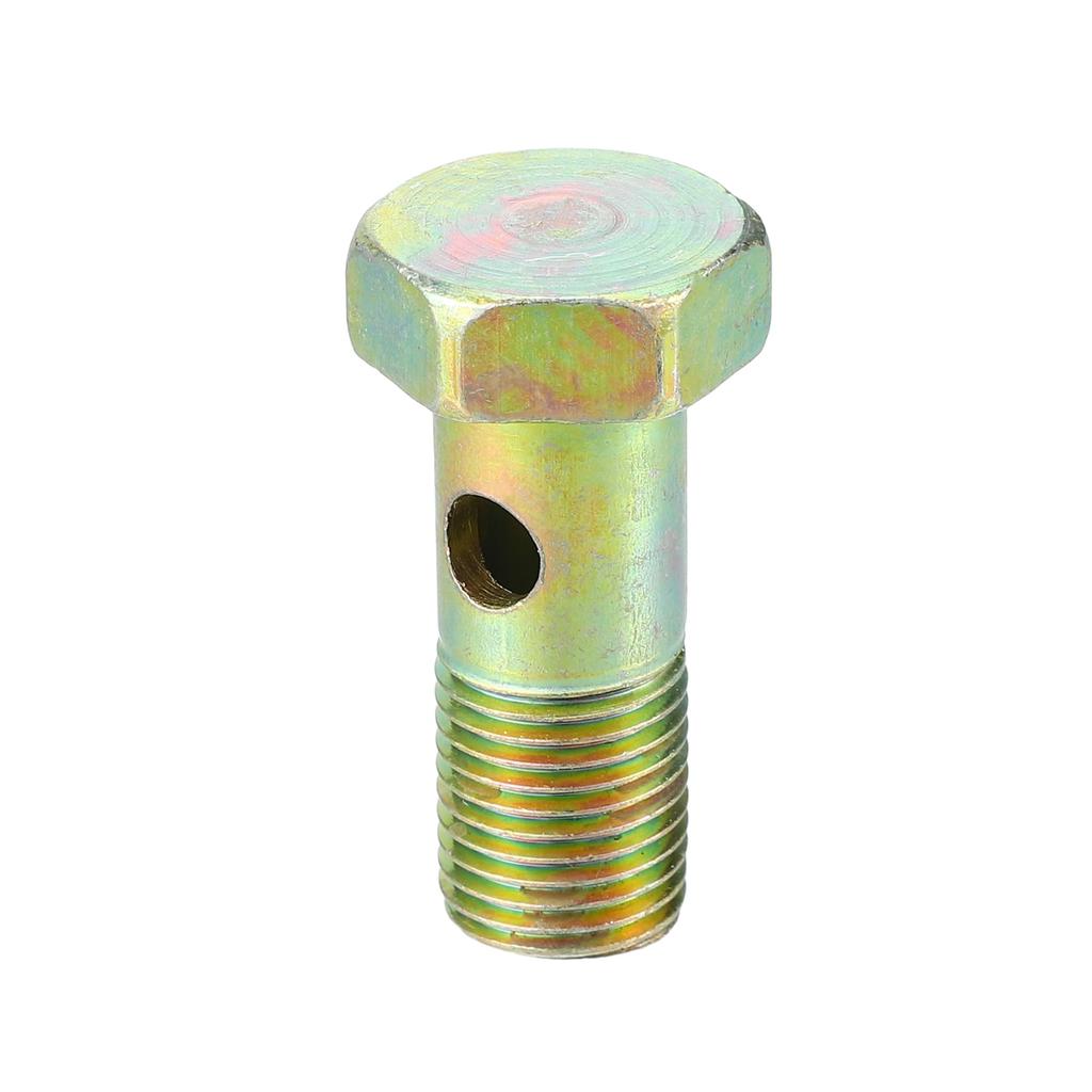 Двойной болт-банджо VekAuto G1/4" Длина 38 мм турбонагнетатель тормозной магистрали адаптер для транспортного средства прочный металл бронзовый цвет