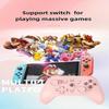 Беспроводной геймпад для Android/iOS/ПК/PS3/PS4 Bluetooth игровой контроллер 6-осевой гироскоп TURB непрерывная функция двойной вибрации двигателя(черный)