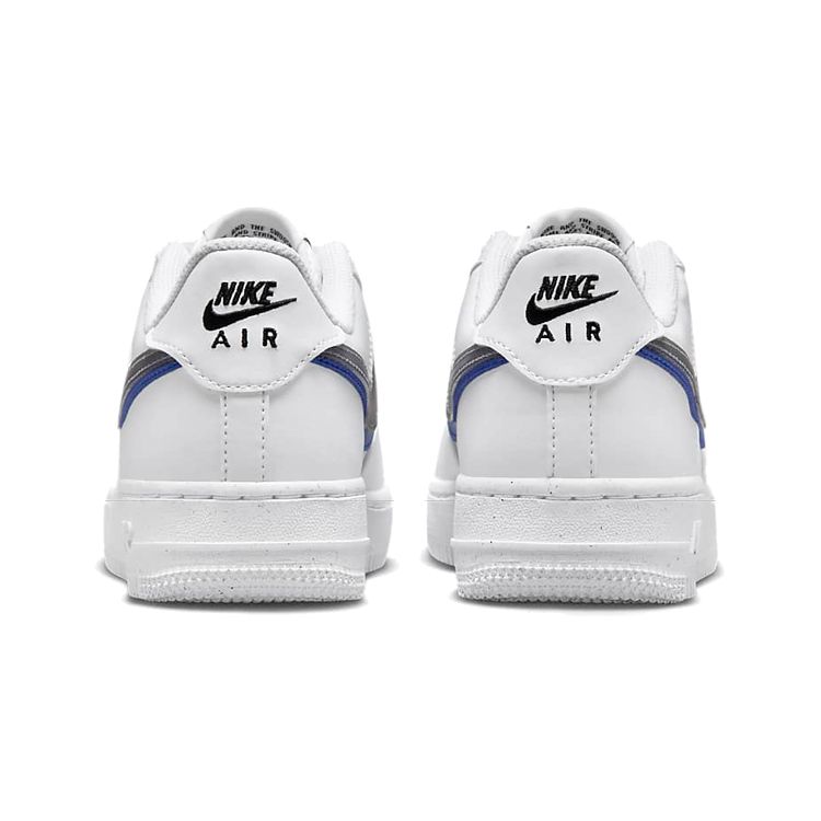 Nike Детские кроссовки Air Force 1 Impact Next Nature GS Double Swoosh White Hyper-Royal Summit-White FD0688-100