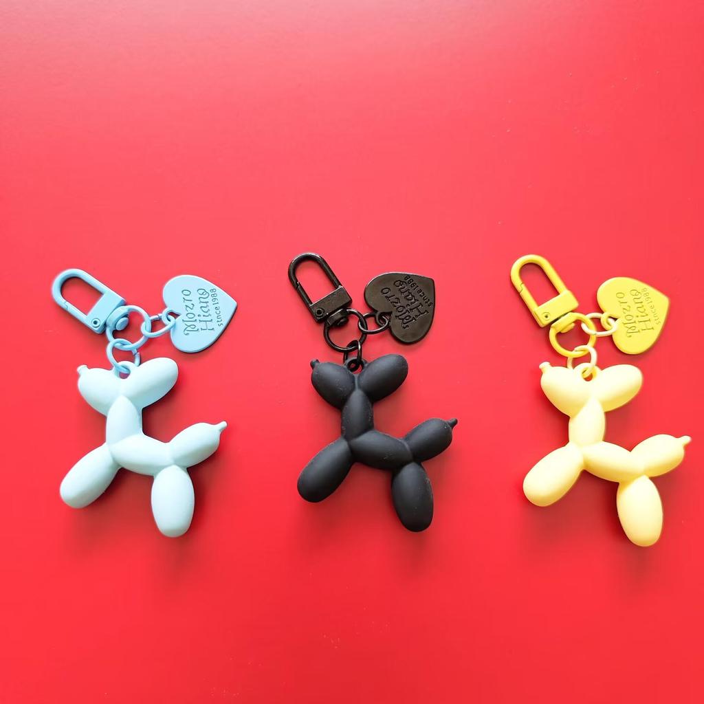 Брелок и подвеска в виде собаки из цветного акрилового воздушного шара для багажа, наушников и чехлов для телефонов
