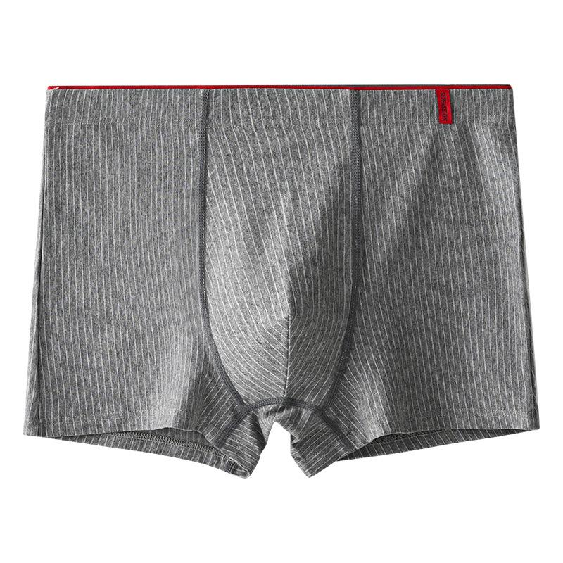 Мужские трусы-боксеры большого размера с антибактериальным покрытием из графена - хлопковое нижнее белье для осени/зимы