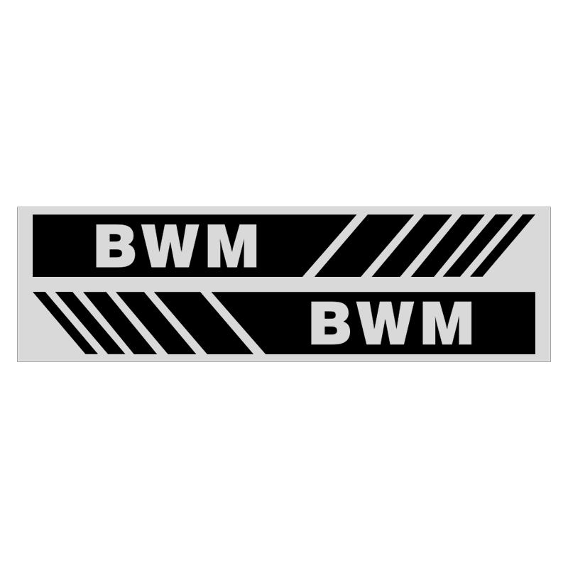 Наклейки с полосами для автомобиля, Светоотражающие виниловые наклейки для зеркала заднего вида, Украшение для BMW Performance X3 X5 X2 X4 X6 X7 E28 E30 E34 E53 E61