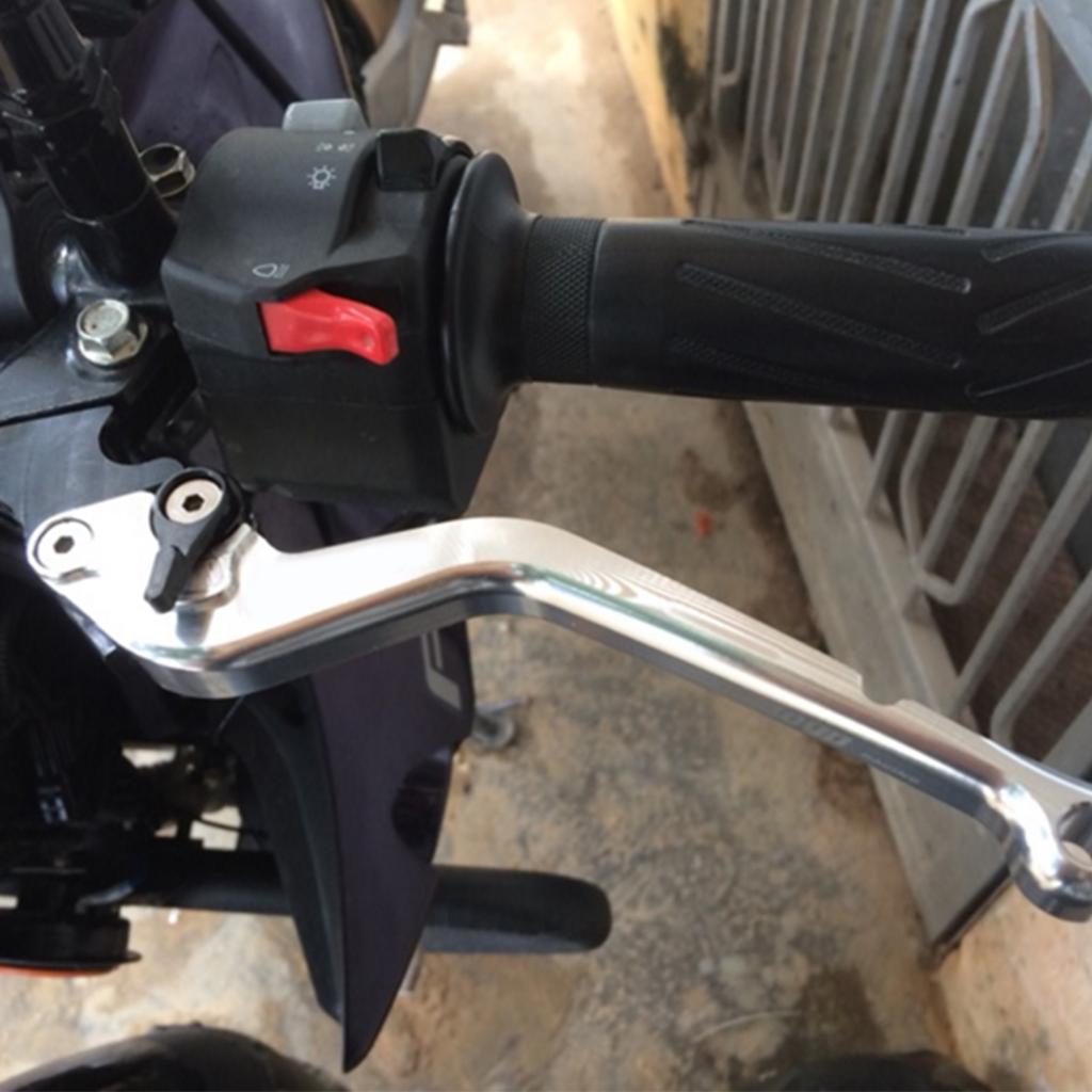 Motorcycle Short Brake Clutch Levers Handle for WR250 Replacement Aluminum Brake Clutch Lever Adjustable Brake Lever