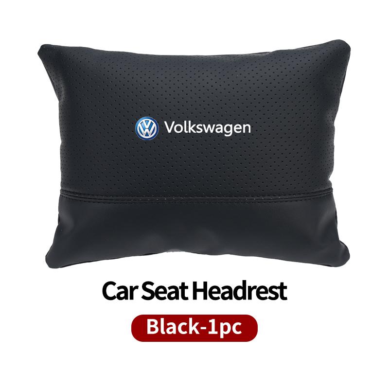 For Volkswagen VW Car Neck Pillow Memory Foam Headrest Back Cushion Lumbar Support Scirocco Passat Polo B5 B6 B7 CC Tiguan zj0