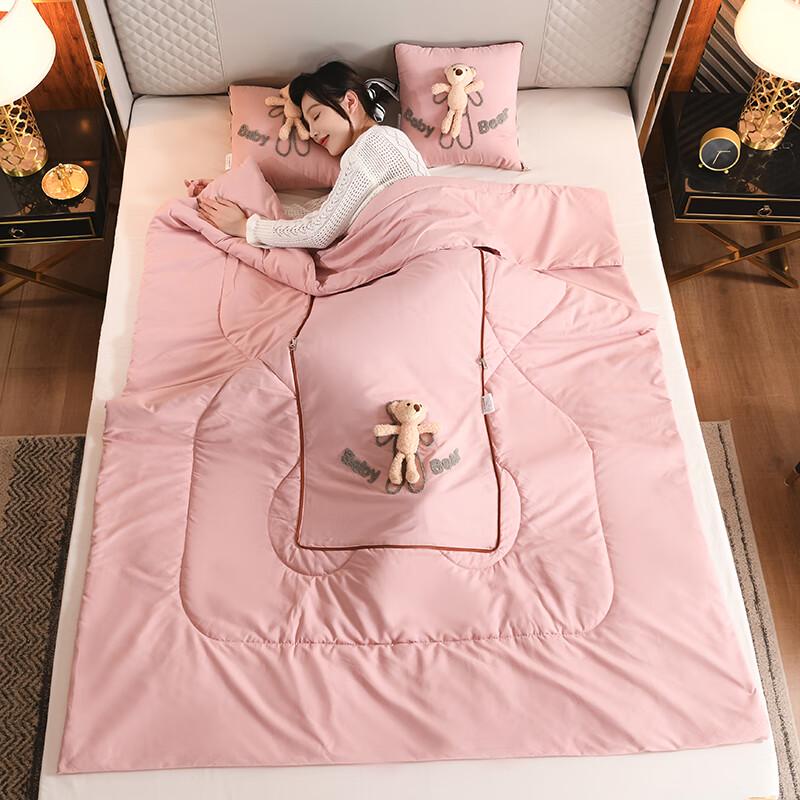 3D Подушка и одеяло для путешествий «Маленький медвежонок» двойного назначения