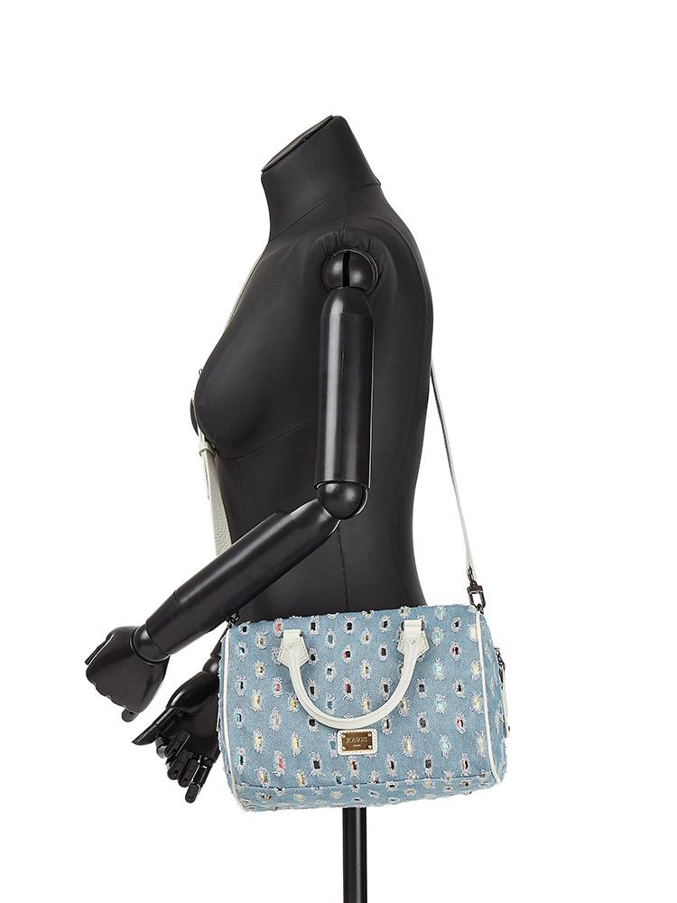 Karis Montappone Iris Small Women'S Denim Tote Bag
